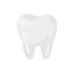 White tooth icon. Dental care. Tooth care. Dentistry.