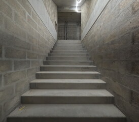 Fototapeta na wymiar large staircase inside a building