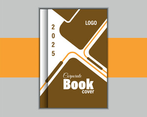 Modern annual creative book cover design.
