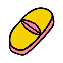 tablet capsule pill in flat style vector. template for logo sticker icon design print. illustration on a medical theme