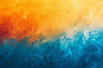 Abstract color gradient background grainy orange blue yellow white noise texture backdrop banner poster header cover design - obrazy, fototapety, plakaty