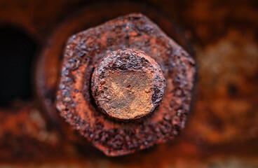 Rostige Schraubverbindung