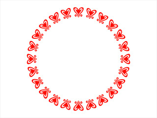 Valentines Day Heart Background Illustration
