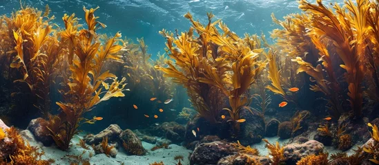 Poster Catalina Island Reef's seaweed © AkuAku