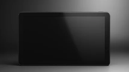 Foto op Plexiglas Black touchscreen tablet blank screen  © tiagozr