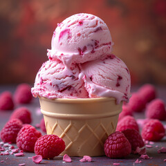 Delicious icecream isolated