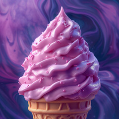 Delicious icecream isolated