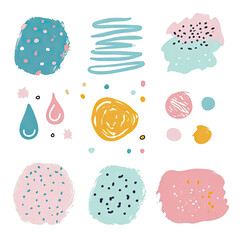 free vector set free hand doodle shape