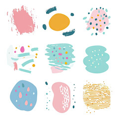 free vector set free hand doodle shape