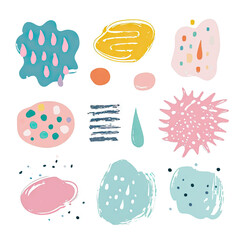 free vector set free hand doodle shape