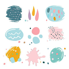 free vector set free hand doodle shape