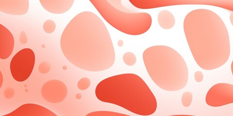 2D pattern white and light coral bubble pattern simple lines