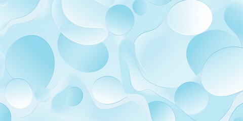 2D pattern white and light cyan bubble pattern simple lines