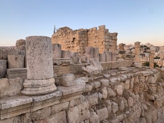 Fototapeta na wymiar Historical site at Jerash in Jordan
