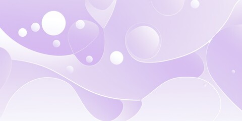 2D pattern white and light lavender bubble pattern simple lines