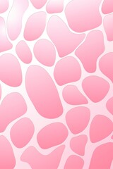 2D pattern white and light pink bubble pattern simple lines