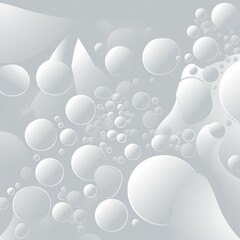 2D pattern white and light slate bubble pattern simple lines
