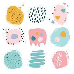 free vector set free hand doodle shape