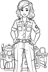 employee coloring page