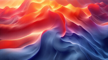Obraz premium Generate a Summer Poster Design with an Abstract, Grainy Gradient Background and Noise Texture Effect