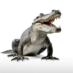 Obraz premium Alligator isolated on white background