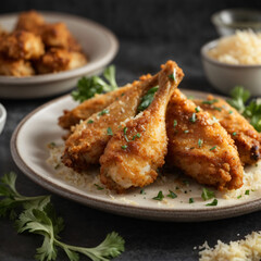 Garlic Parmesan Chicken Wings - Irresistibly Crispy and Flavor-Packed Delight