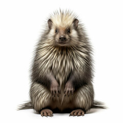 Fototapeta premium Porcupine isolated on white background