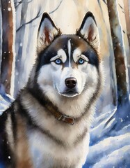 Siberian Husky Dog