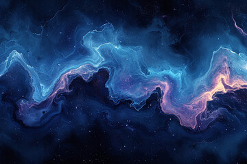 Flowing Marble Deep Colour Ocean Waves Texture