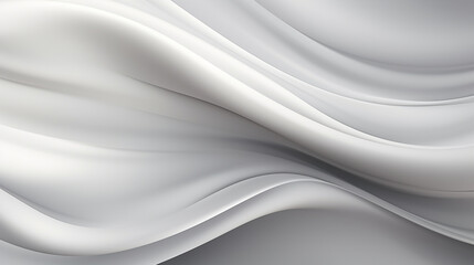 abstract wavy milk white background , Generate AI