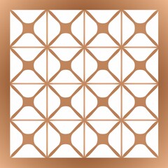 Bronze minimalist grid pattern