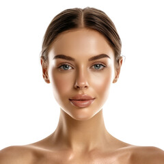 Obraz premium beauty female model in transparent background