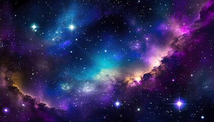beautiful space nebula color background