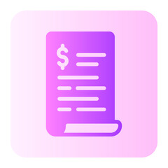 expenses glyph icon