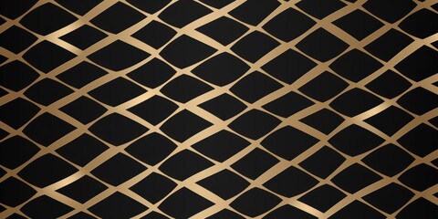 Gold minimalist grid pattern, simple 2D svg vector illustration