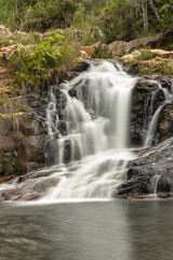 Fototapeta premium cachoeira na cidade de Boa Esperança, Estado de Minas Gerais, Brasil