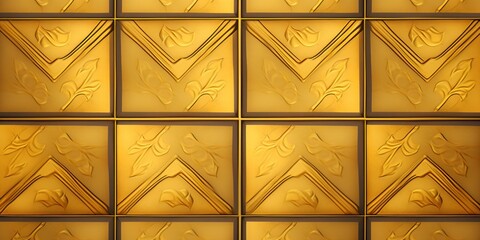 Gold tiles, seamless pattern, SNES style