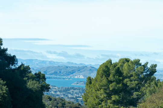 Cachuma Lake Aerial View Santa Barbara California