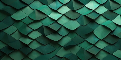 Green tessellations pattern