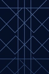 Indigo minimalist grid pattern
