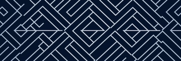 Indigo minimalist grid pattern