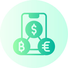 exchange gradient icon