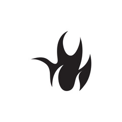 Obraz premium Fire flame logo template vector