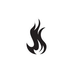 Fire flame logo template vector