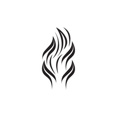 Fire flame logo template vector