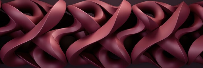 Plum simple repeating interlocking figure