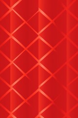 Red simple lined geometric pattern representing contour lines of a map