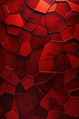 Red tessellations pattern