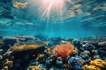 Underwater view of the world