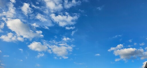 blue sky background with clouds